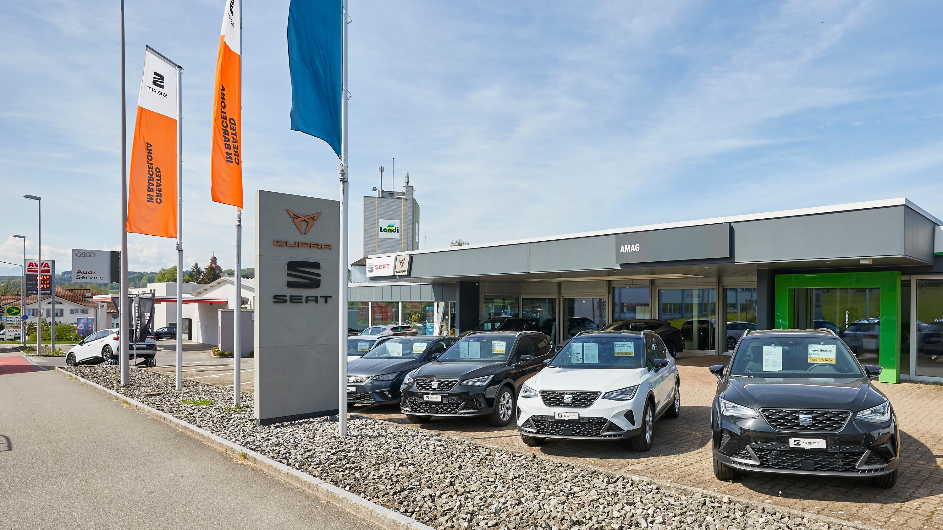 AMAG Beromünster, Aargauerstrasse in Beromünster