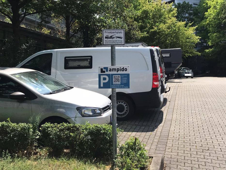 ampido Parkplatz, Westendstraße in München