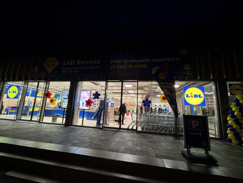 Lidl, Avenue des Baumettes in Renens
