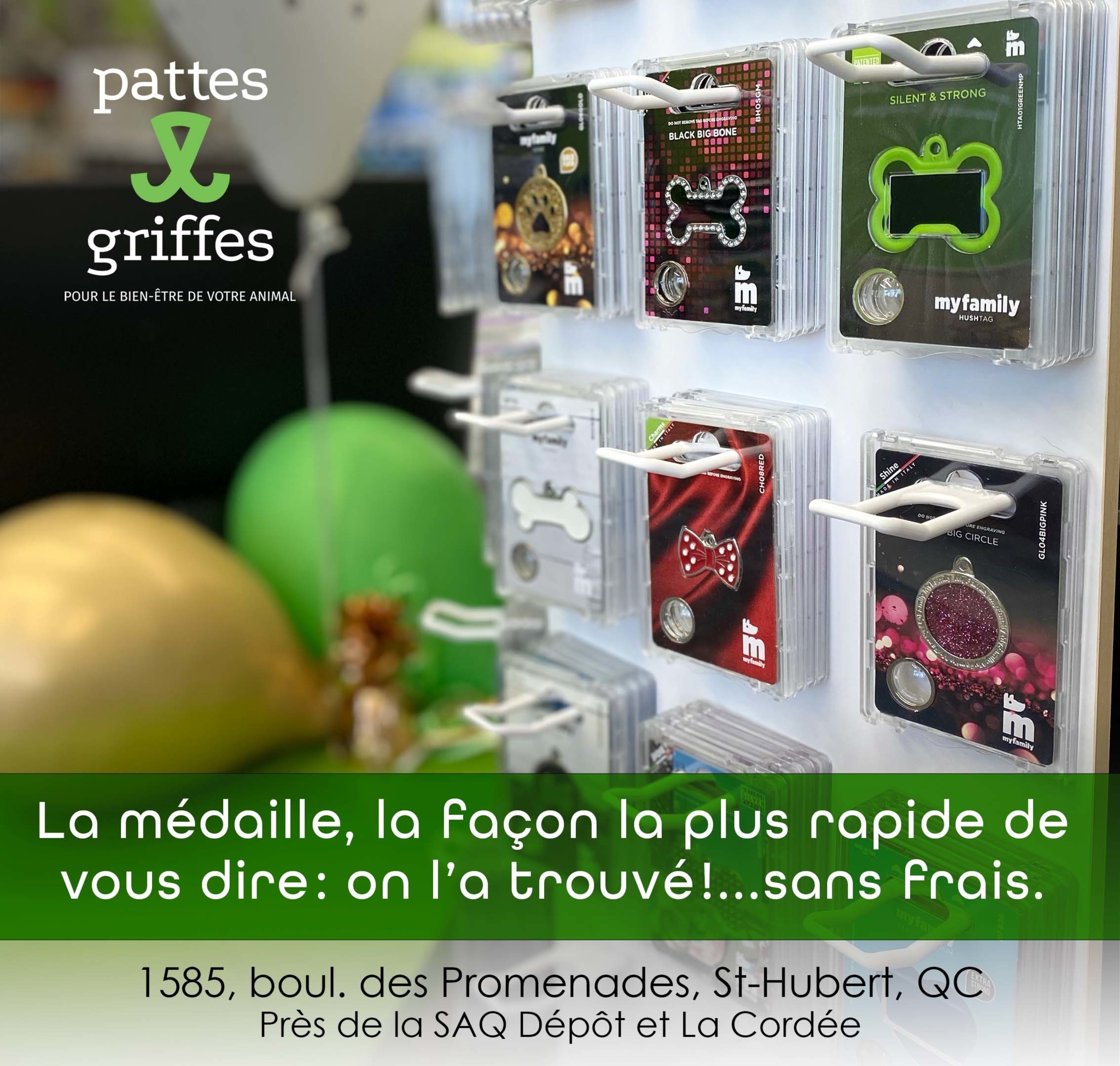 Pattes Et Griffes Saint-Hubert Saint-Hubert (450)812-8812