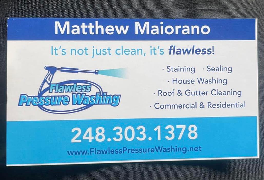Flawless Pressure Washing LLC - Commerce Township, MI