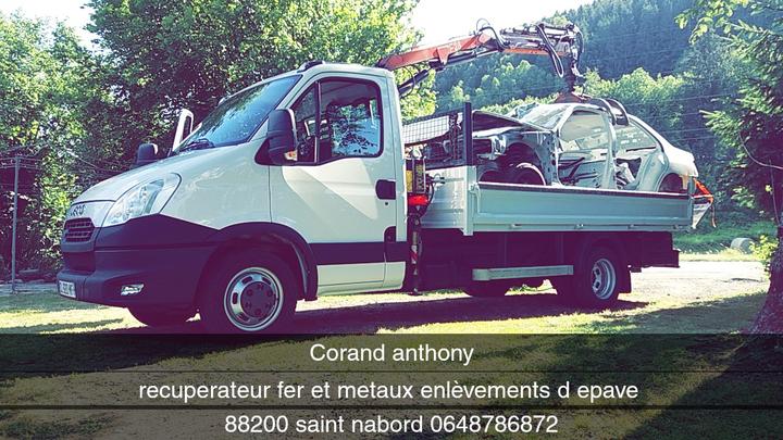 Ferrailleur epaviste Corand Anthony récupération, traitement de déchets divers