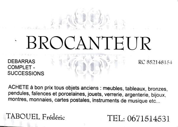 Tabouel Frederic achat et vente d'antiquité