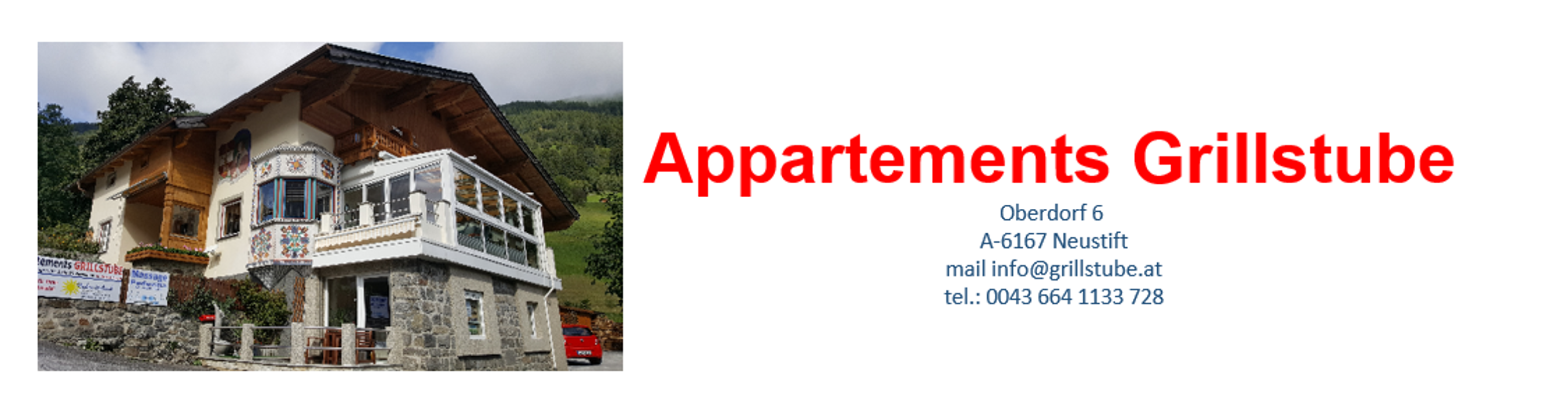 Apartments Grillstube in Neustift im Stubaital