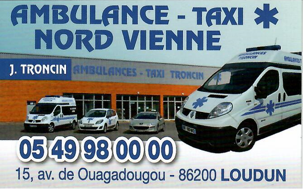 Ambulance Troncin taxi
