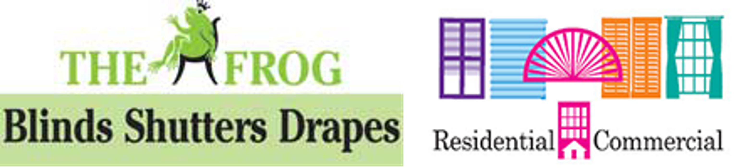 The Frog Blinds Shutters Drapes Logo