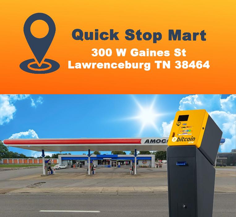 Bitcoin ATM Lawrenceburg - Coinhub - Lawrenceburg, TN