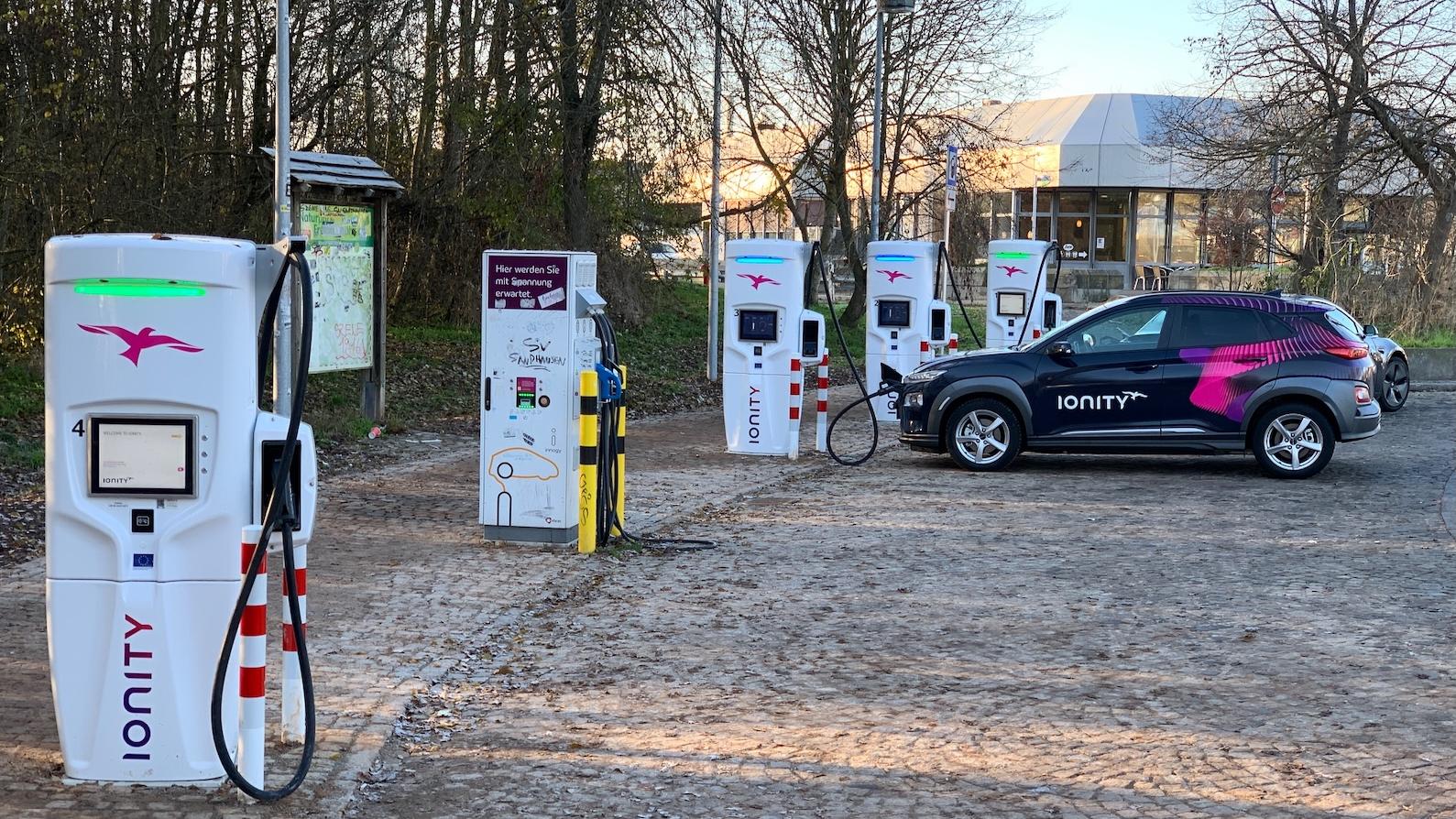 IONITY Charging Station, A6 in Aurach