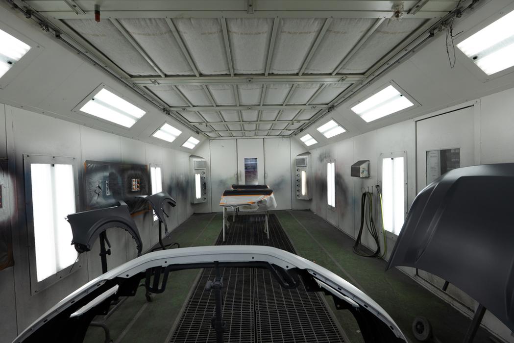 Exterior of Spray Paint Booth