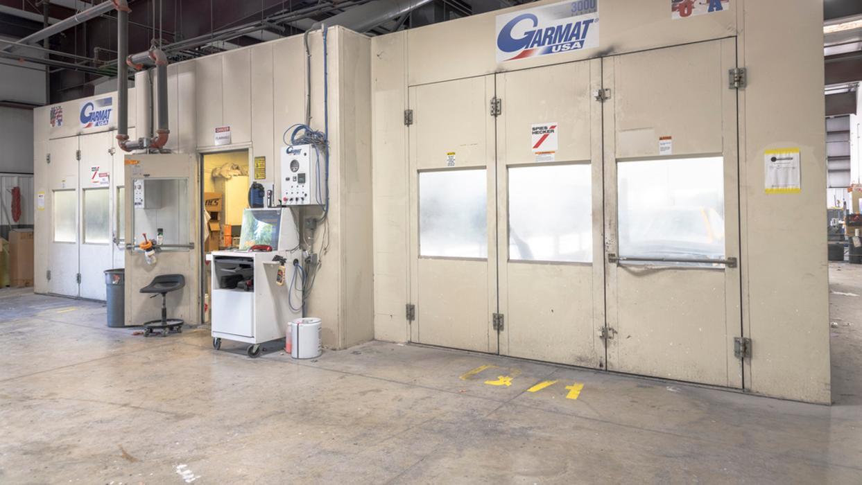 Exterior of Spray Paint Booth