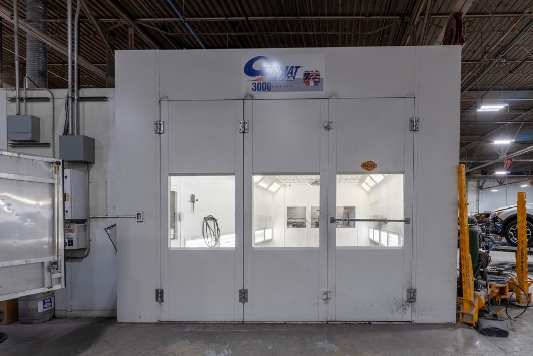 Exterior of Spray Paint Booth