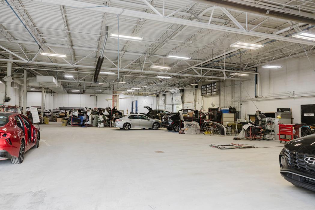Wide Shot of Body Repair Area