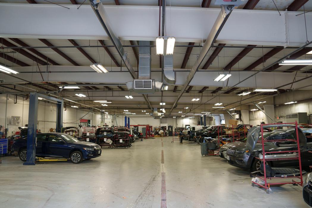 Wide Shot of Body Repair Area