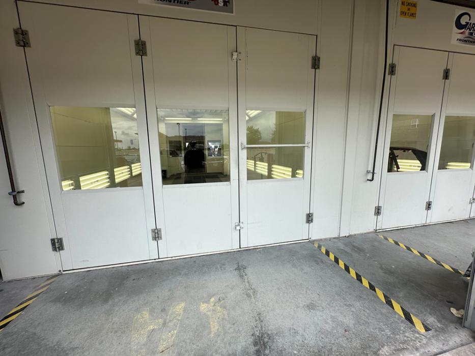 Exterior of Spray Paint Booth