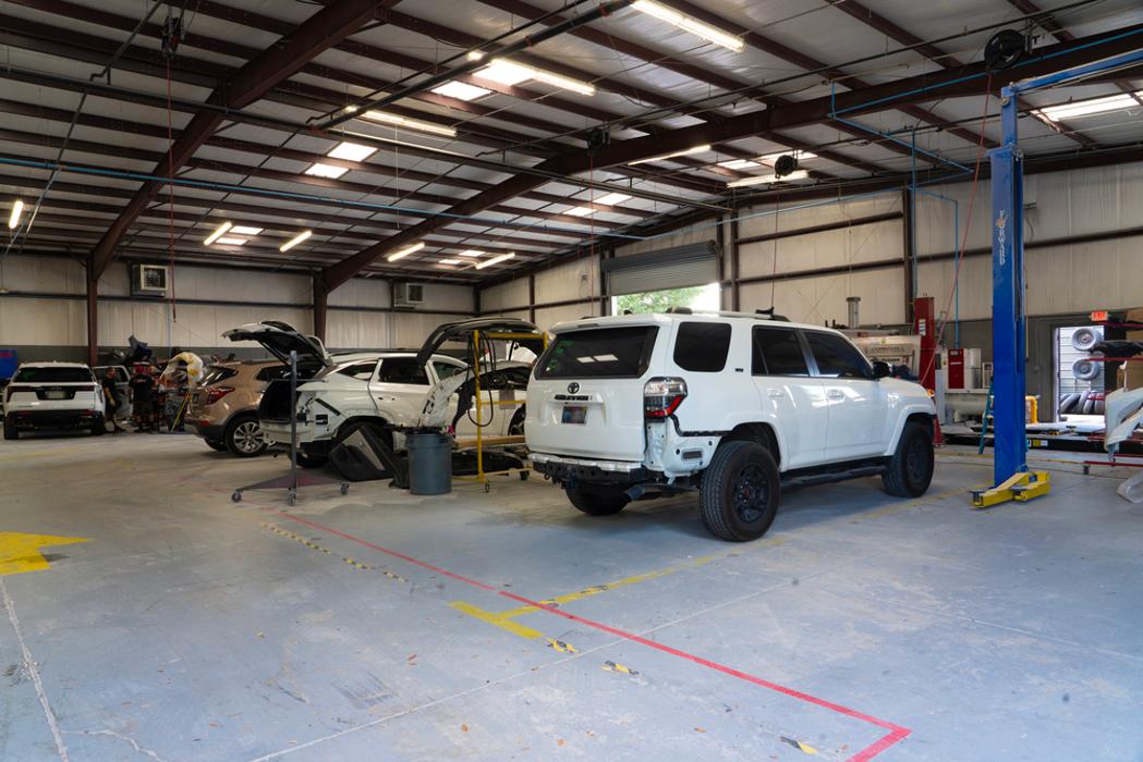 Wide Shot of Body Repair Area