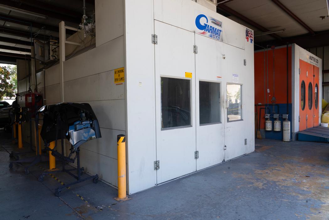 Exterior of Spray Paint Booth