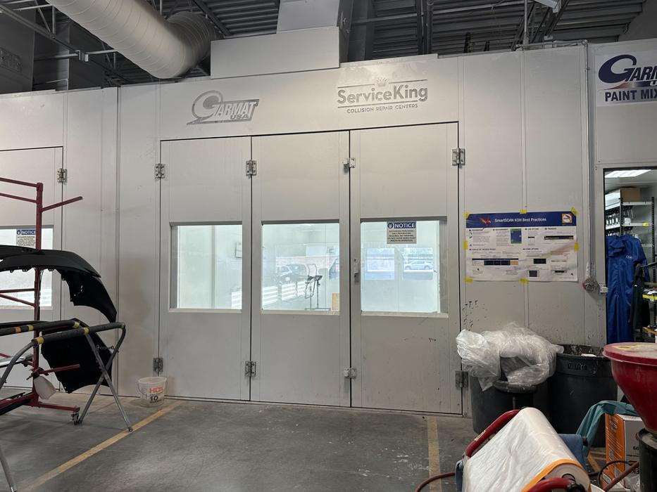 Exterior of Spray Paint Booth