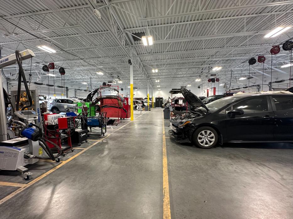 Wide Shot of Body Repair Area