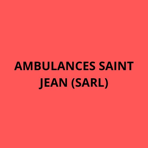 AMBULANCES SAINT JEAN SARL urgences médicales