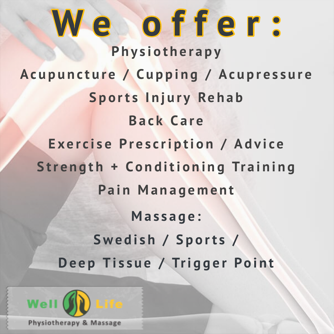 Well Life Physiotherapy & Massage Oldbury 01214 394730