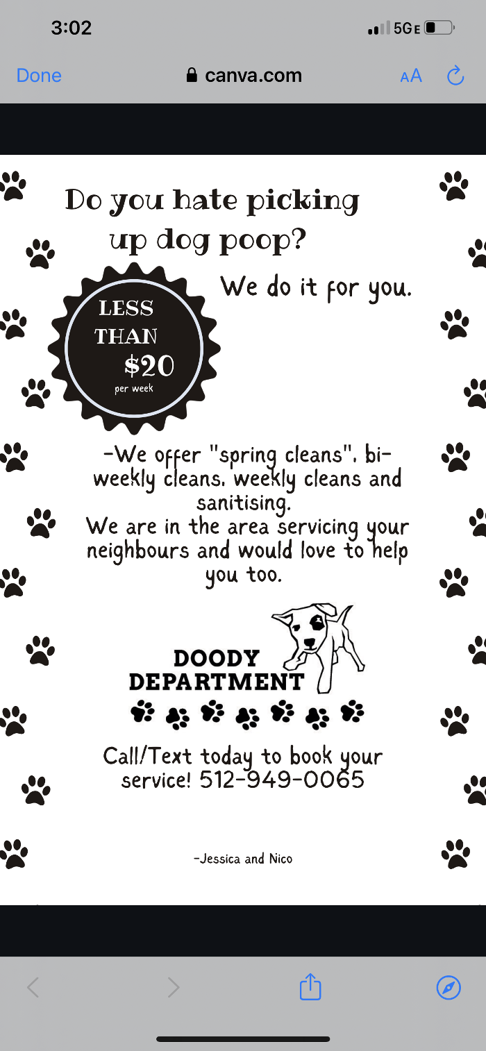 Doody Department - Leander, TX