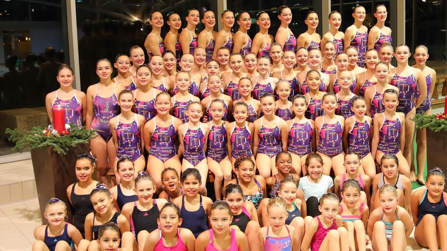 Dauphins Synchro Vernier, Rte du Bois-des-Frères in Vernier