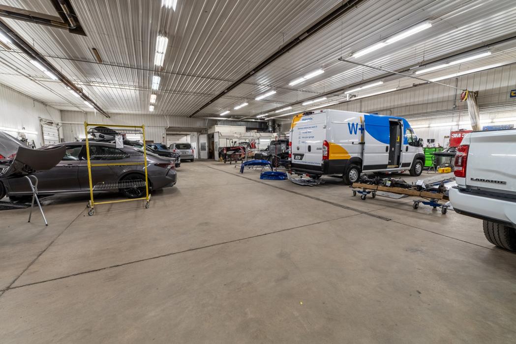 Wide Shot of Body Repair Area