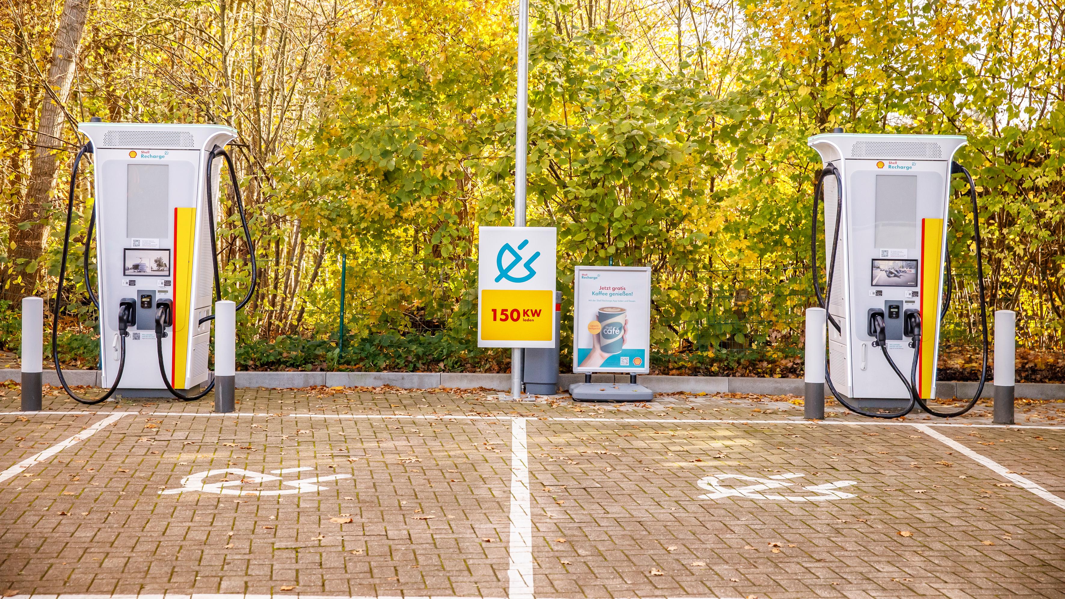 Shell Recharge Charging Station, Sutthauser Straße in Osnabrück