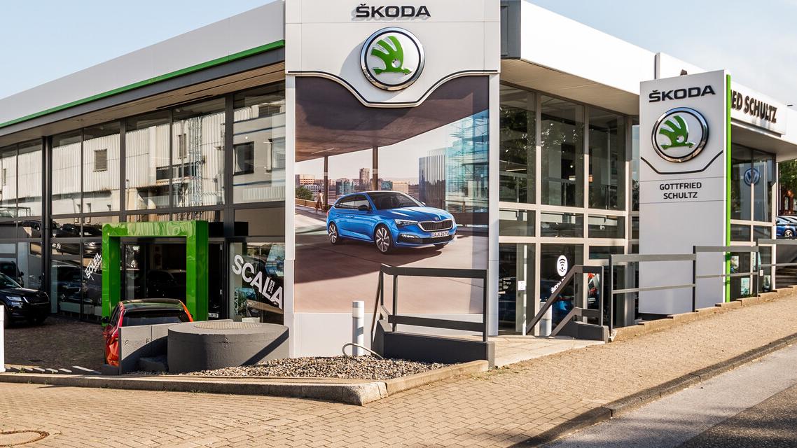 Skoda - Gottfried Schultz Automobilhandels SE, Johannes-Flintrop-Straße in Mettmann