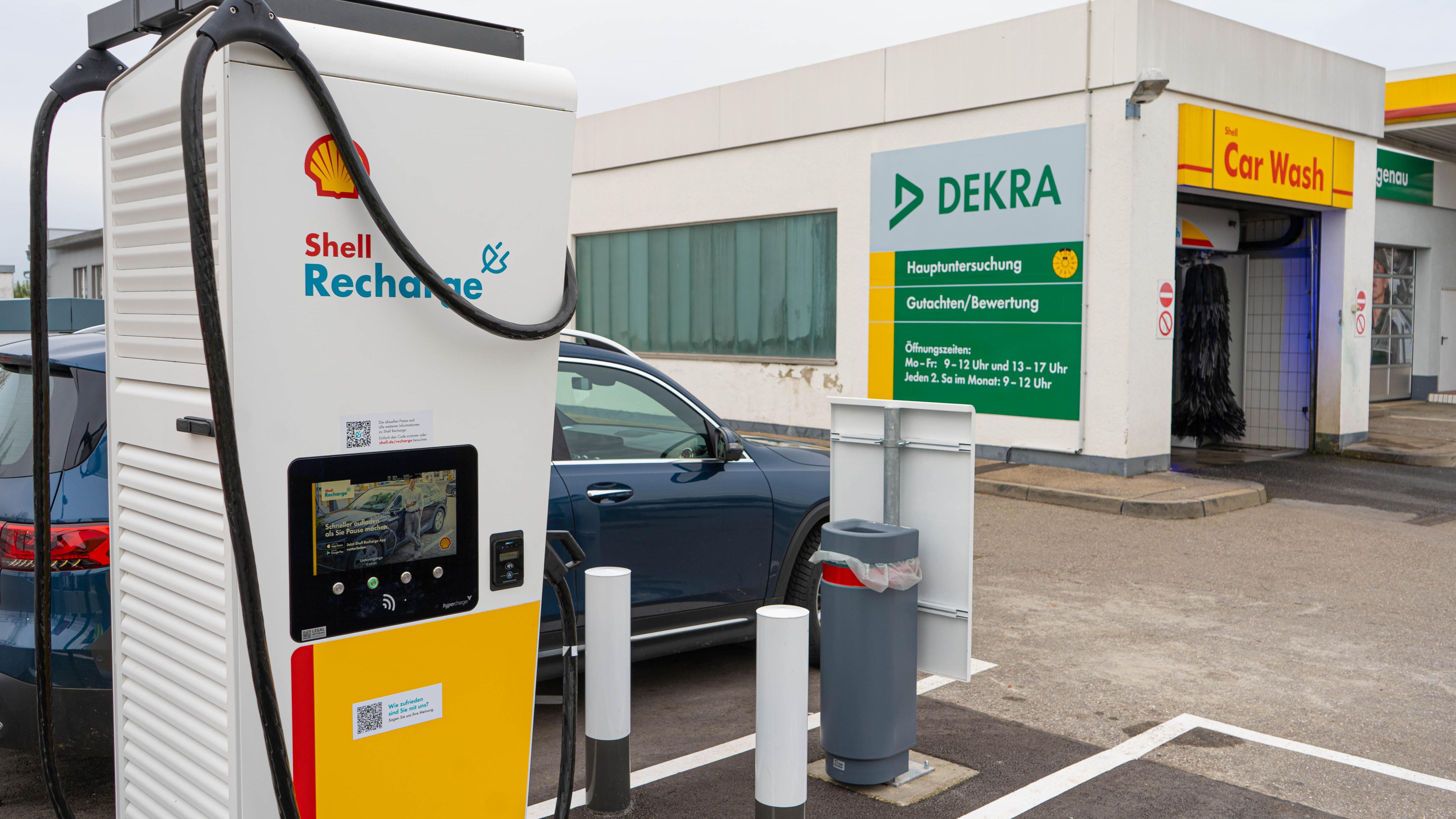 Shell Recharge Charging Station, Kiesgräble in Langenau