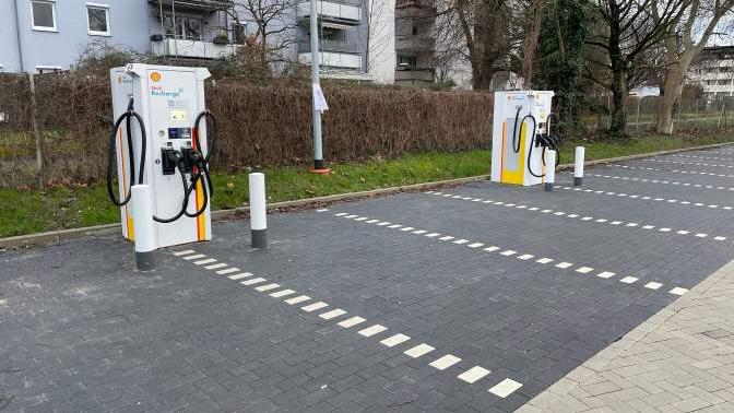 Shell Recharge Charging Station, Wiesentalstraße in Lörrach