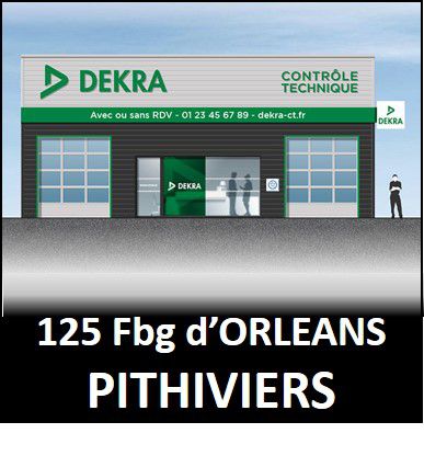 Dekra Controle Technique Automobile CTA Pithiviers garage d'automobile, réparation