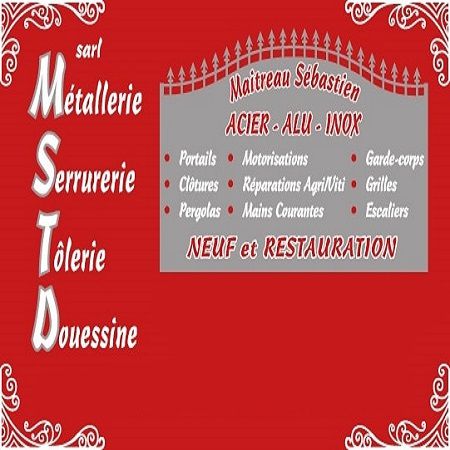 MSTD MÉTALLIER SERRURIER TÔLERIE DOUESSINE machine à bois, PVC, alu et outillage (fabrication, négoce)