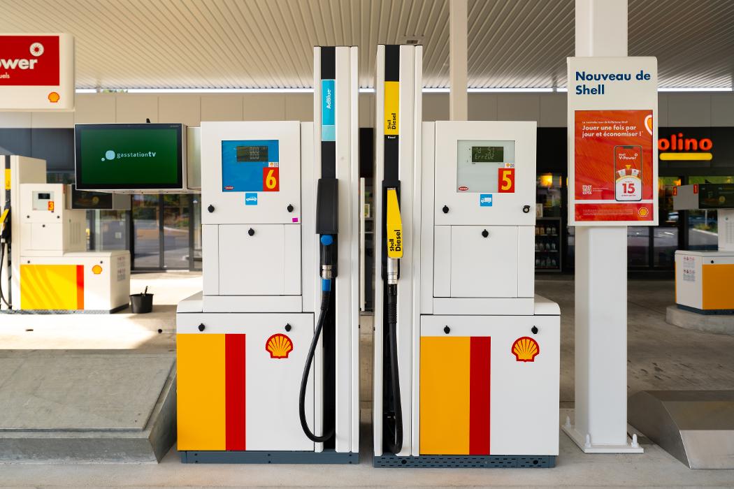 Shell, Route Cantonale in Vétroz