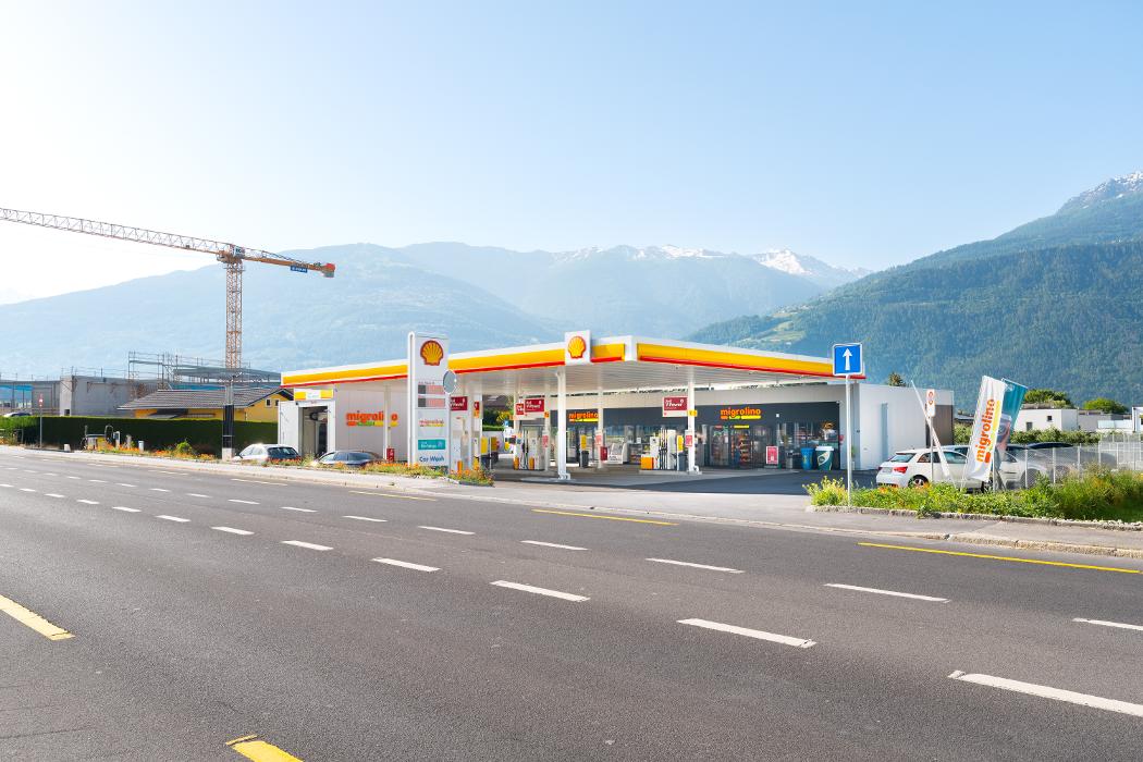 Shell, Route Cantonale in Vétroz