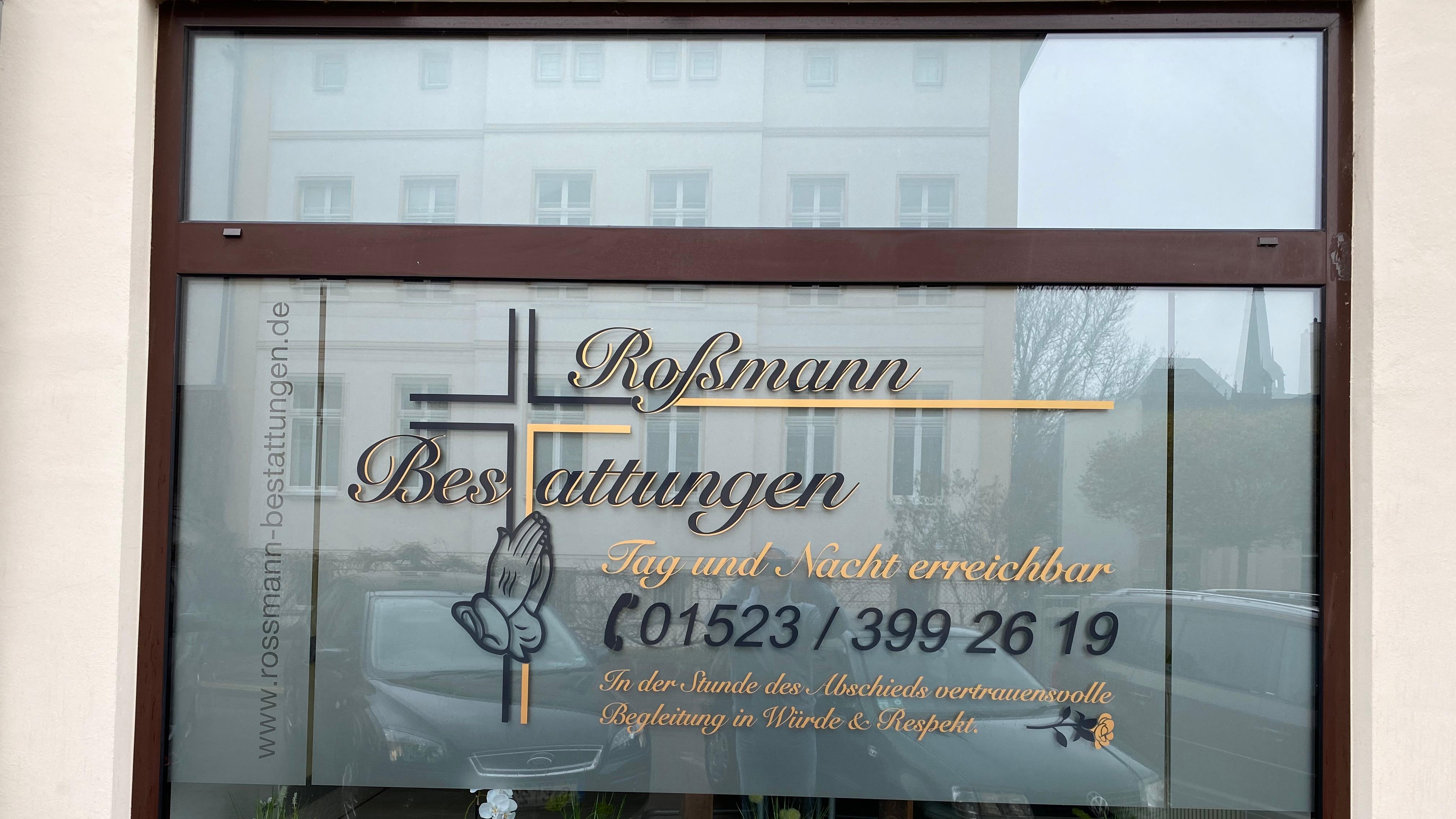 Roßmann Bestattungen Weida, Markt in Weida