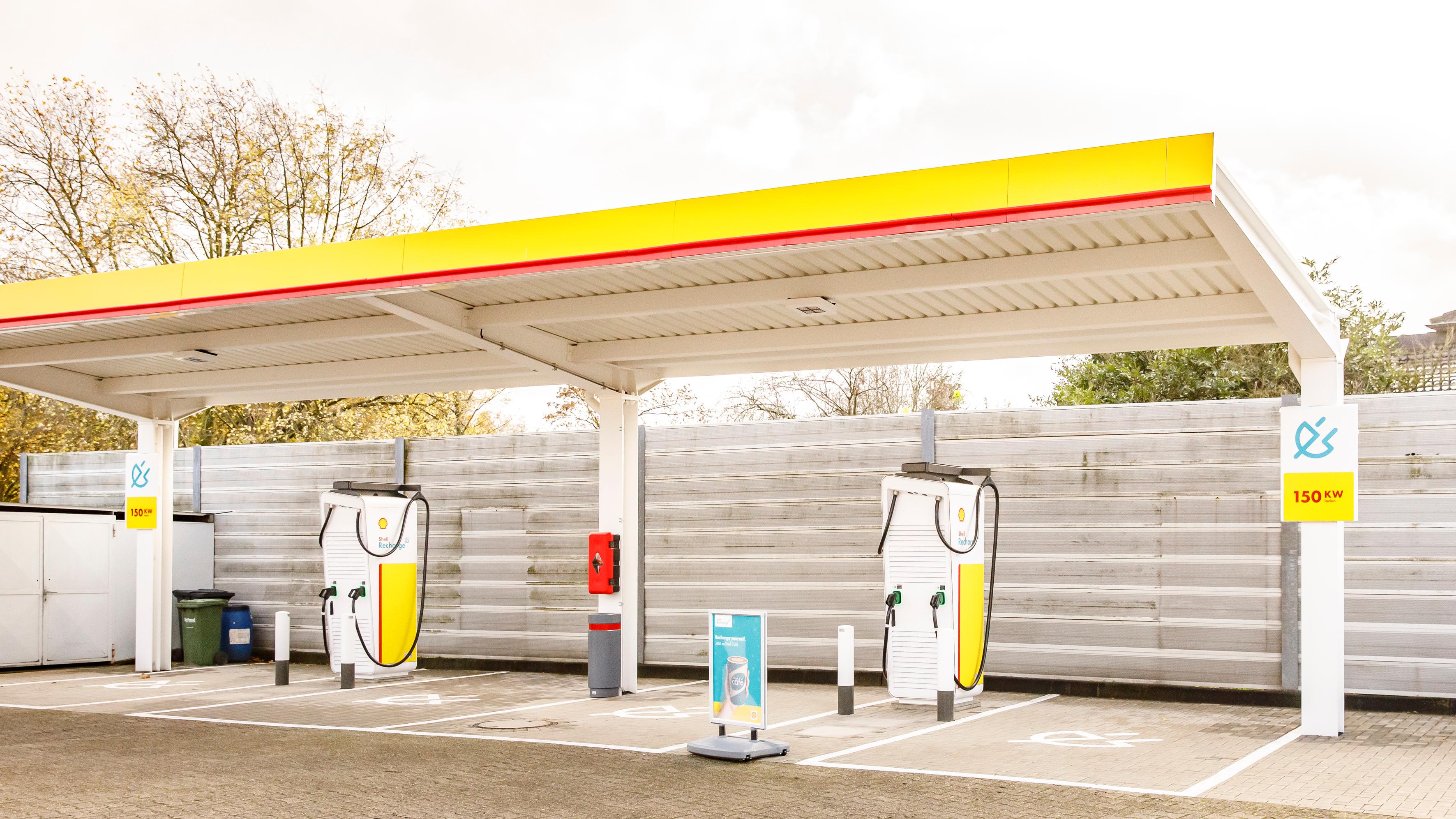 Shell Recharge Charging Station, Kurt-Schumacher-Straße in Lünen