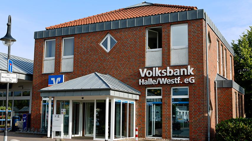 Volksbank Halle/Westf. eG, Geschäftsstelle Dissen, Dieckmannstraße in Dissen am Teutoburger Wald