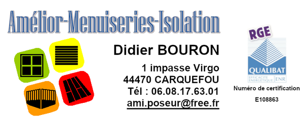 Amelior Menuiseries Isolation Bouron Didier Autres services