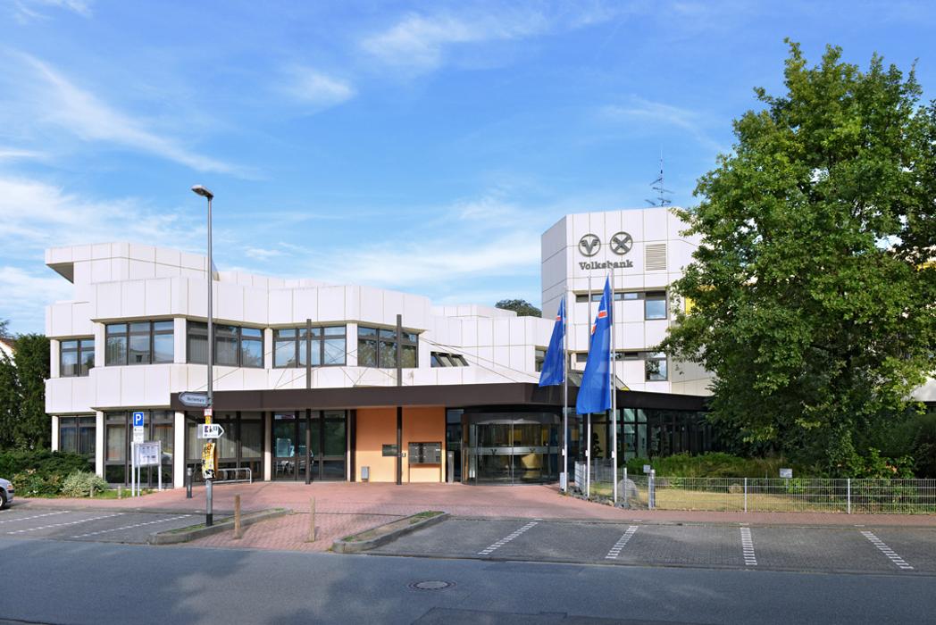 Volksbank Mainspitze eG, Geschäftsstelle Gustavsburg, Rudolf-Diesel-Straße in Ginsheim-Gustavsburg