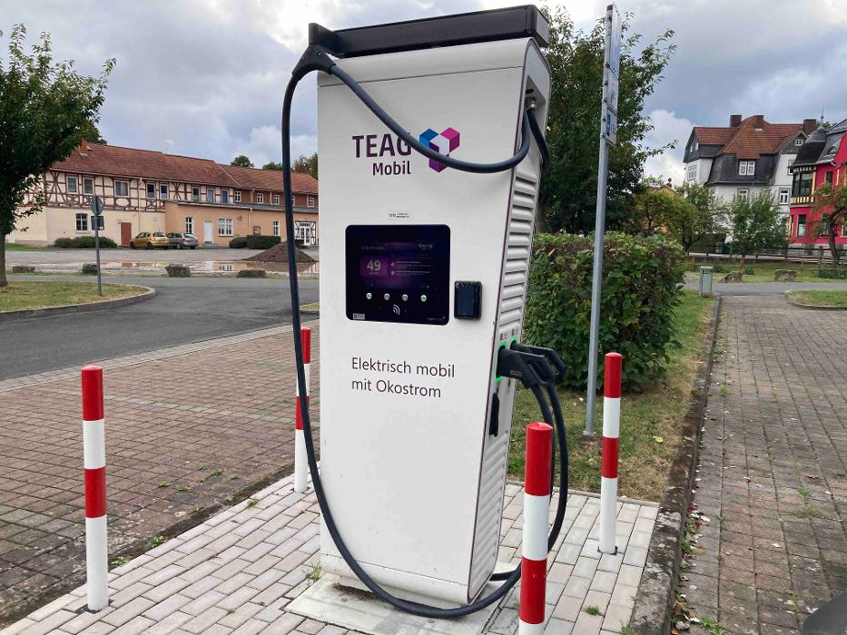 TEAG Mobil-Ladestation, Meininger Straße in Themar