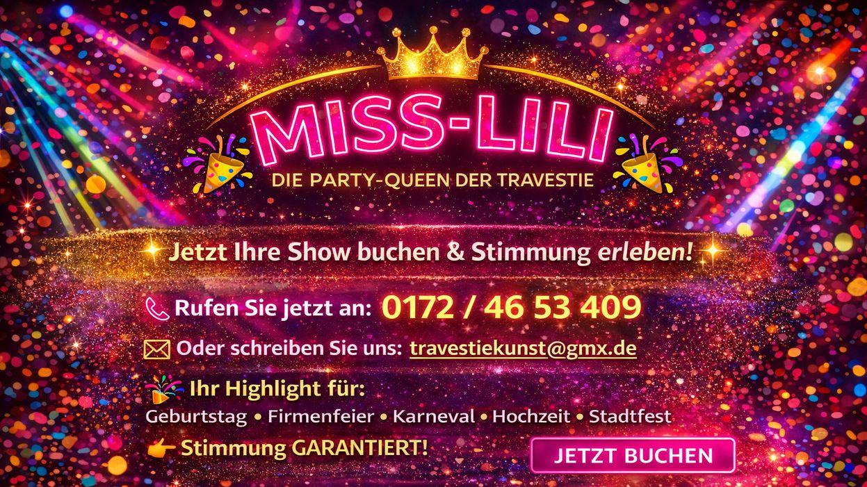 Travestiekunst Miss-Lili Die Party Queen, Siepmannstraße in Dortmund