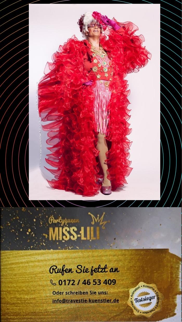 Travestiekunst Miss-Lili Die Party Queen, Siepmannstraße in Dortmund