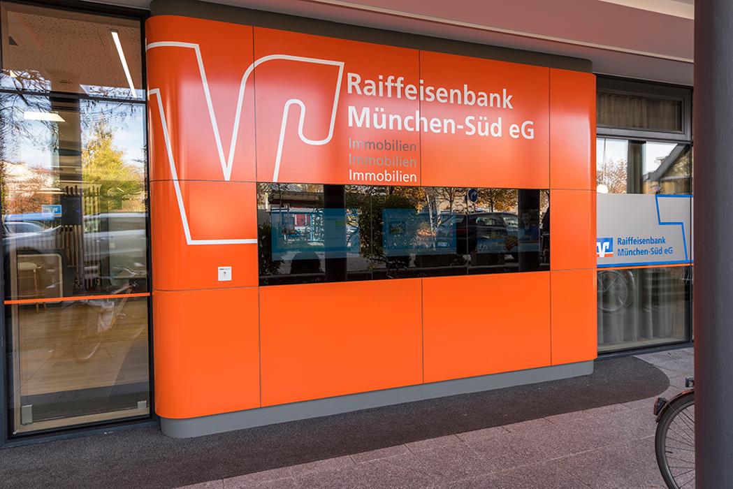 Raiffeisenbank München-Süd eG, Geschäftsstelle Fürstenried-Ost, Forstenrieder Allee in München