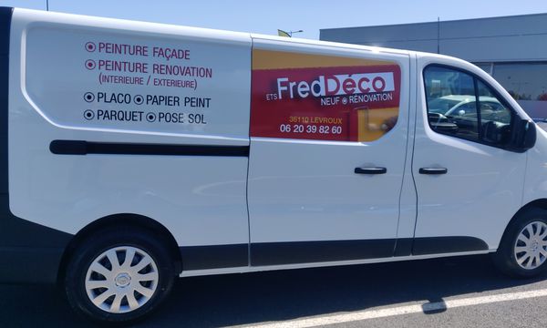 Fred Deco peinture et vernis (détail)