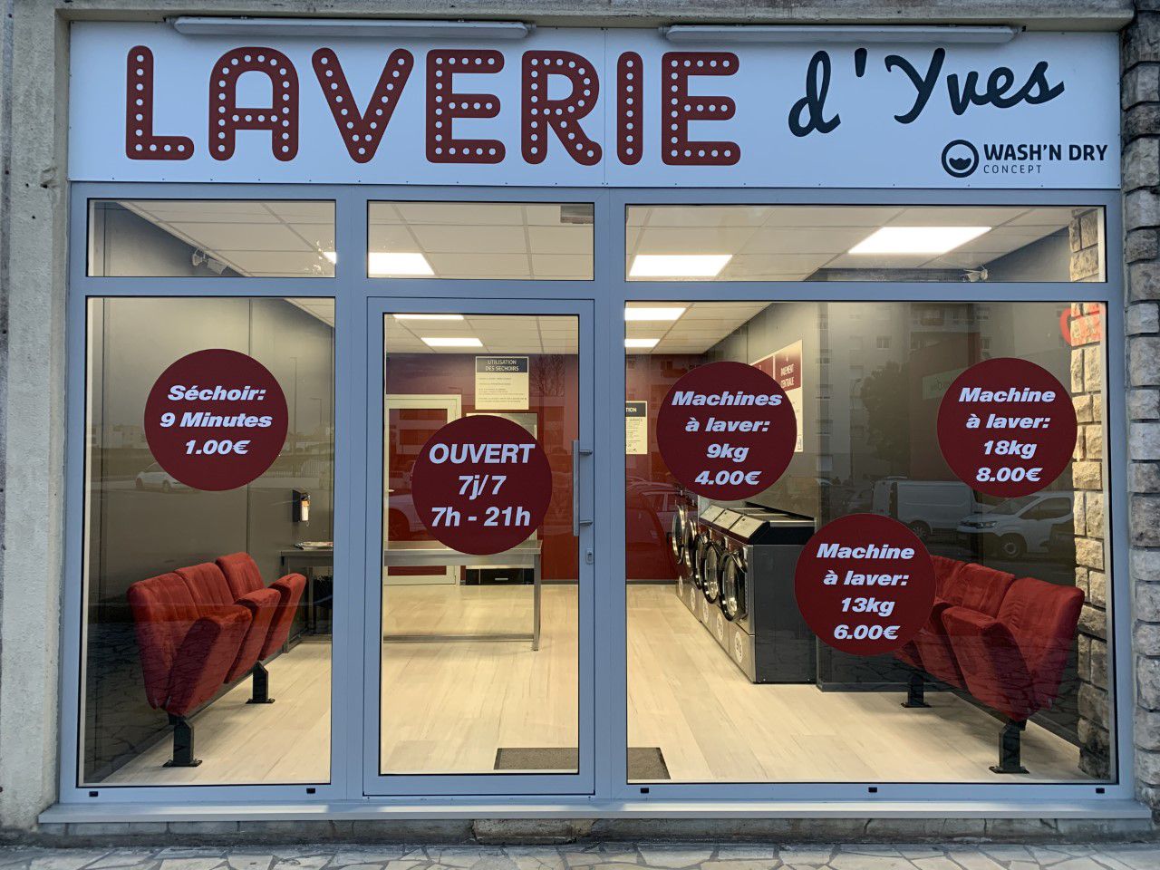 LAVERIE D'YVES blanchisserie pour particuliers