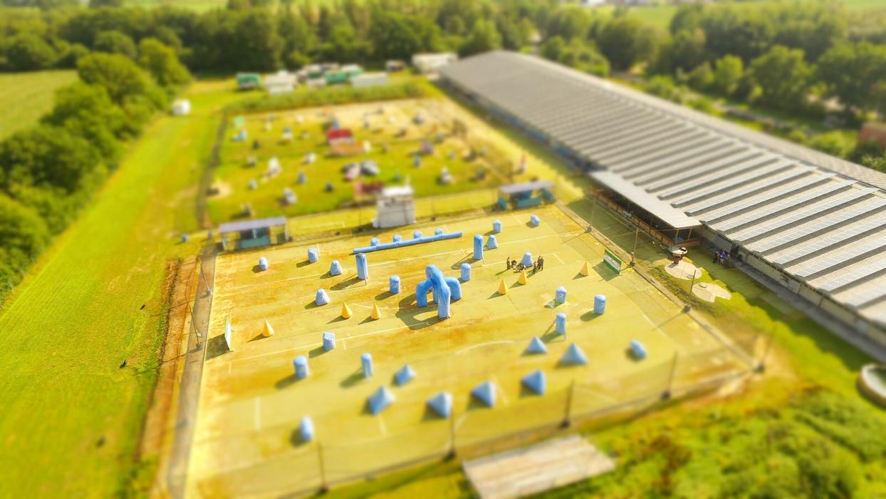 Paintball in Burg, Erwin-Behn-Straße in Burg (Dithmarschen)