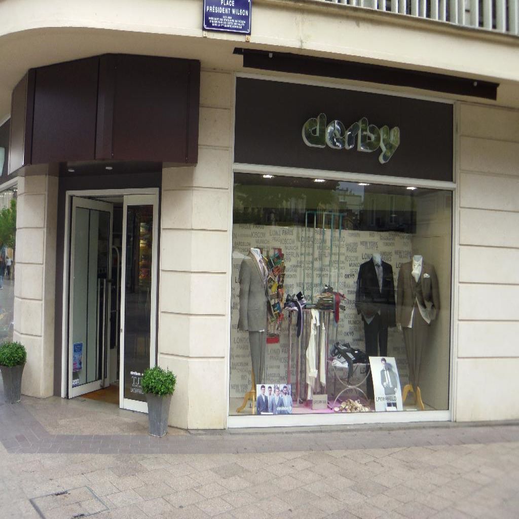 Boutique Derby vêtement pour homme (détail)