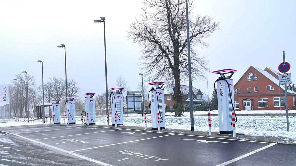 IONITY Charging Station, Hagenower Chaussee in Wittenburg
