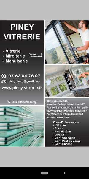 Piney Vitrerie réparation et restauration (objets divers)